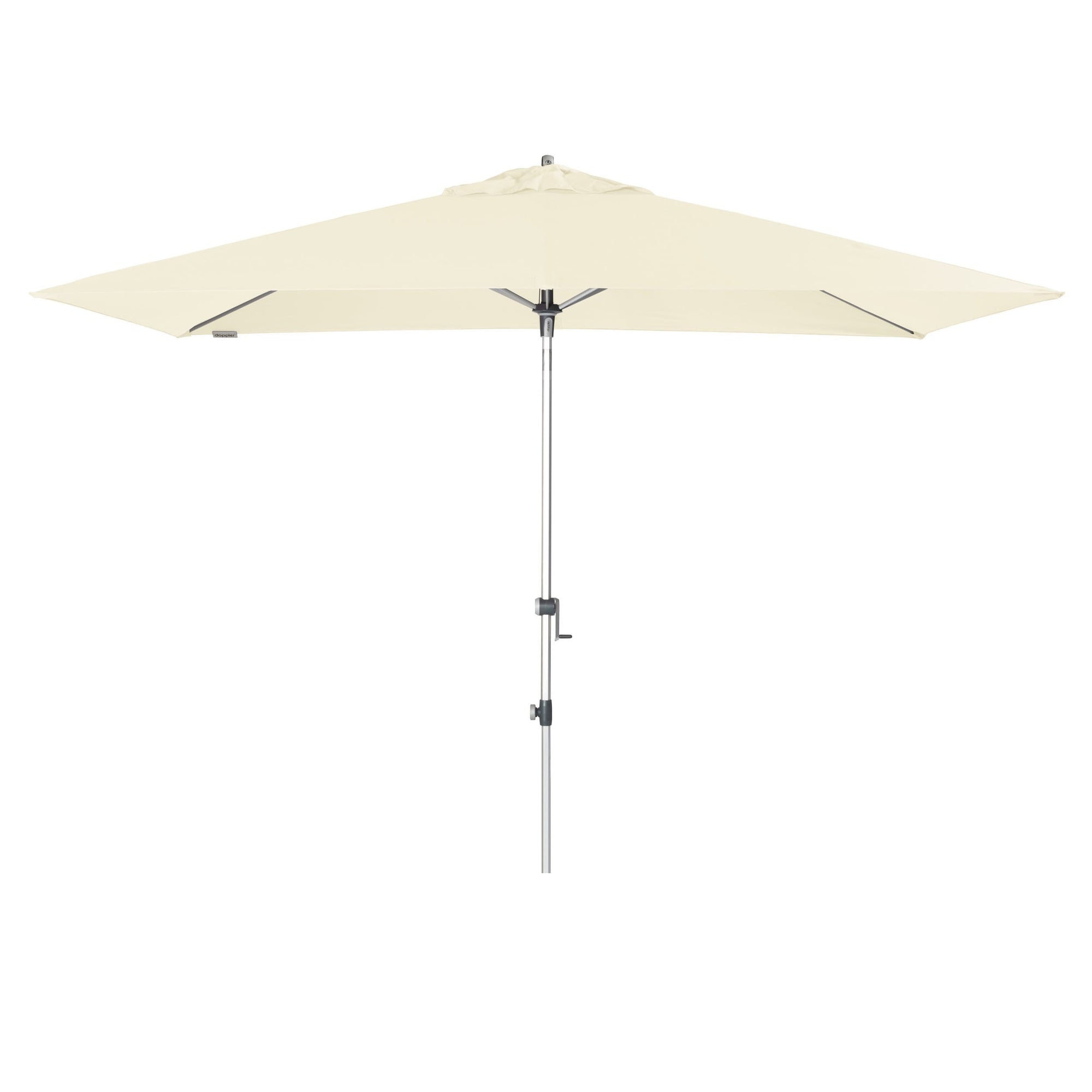 Doppler Sonnenschirm / Kurbelschirm "Expert 300 x 200 Auto Tilt" (natur, 300 x 200 cm)