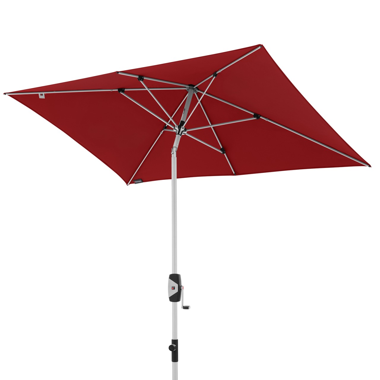 Knirps Sonnenschirm / Kurbelschirm &quot;Automatic 230 x 150&quot; mit Höhenverstellung (bordeaux, 230 x 150 cm)