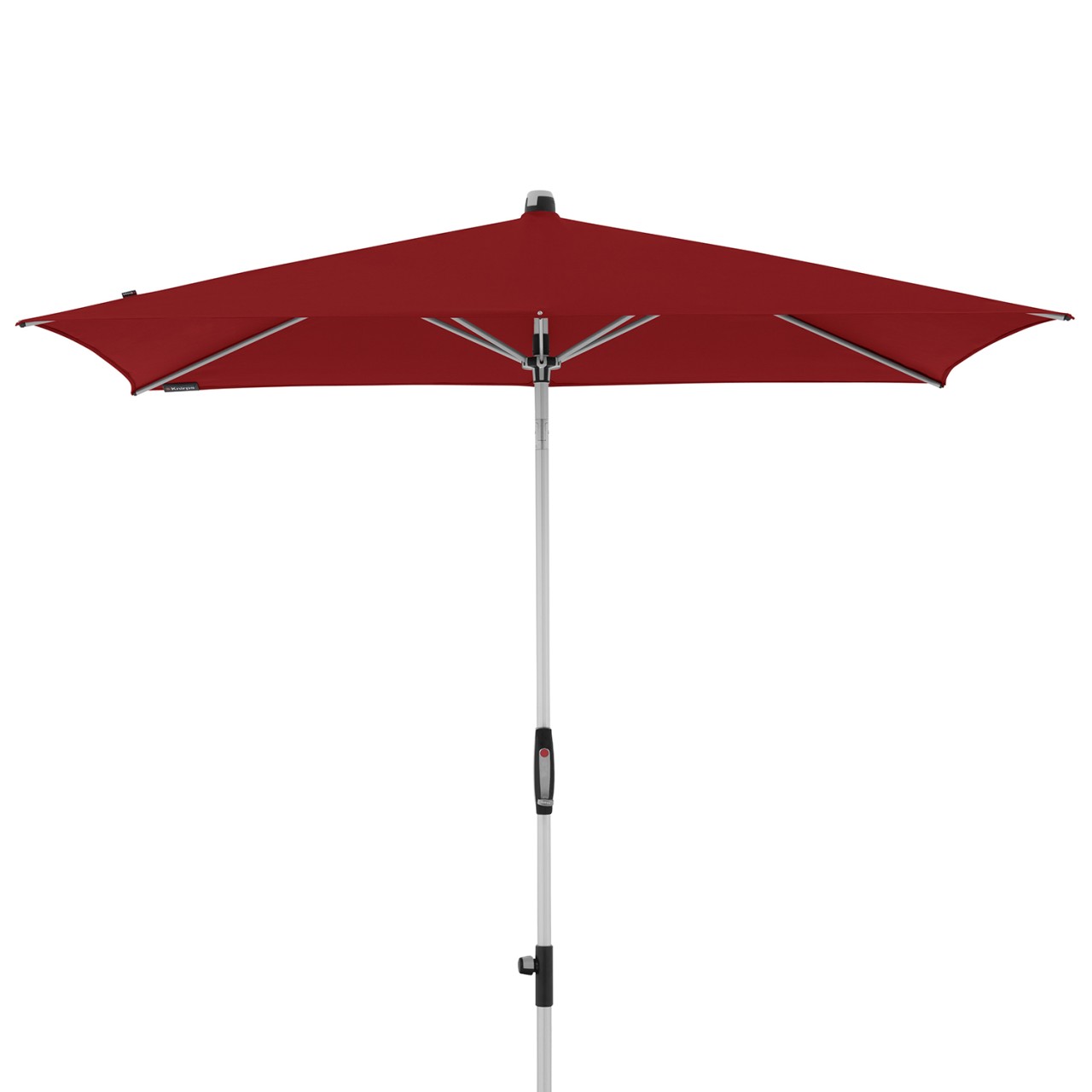 Knirps Sonnenschirm / Kurbelschirm "Automatic 230 x 150" mit Höhenverstellung (bordeaux, 230 x 150 cm)