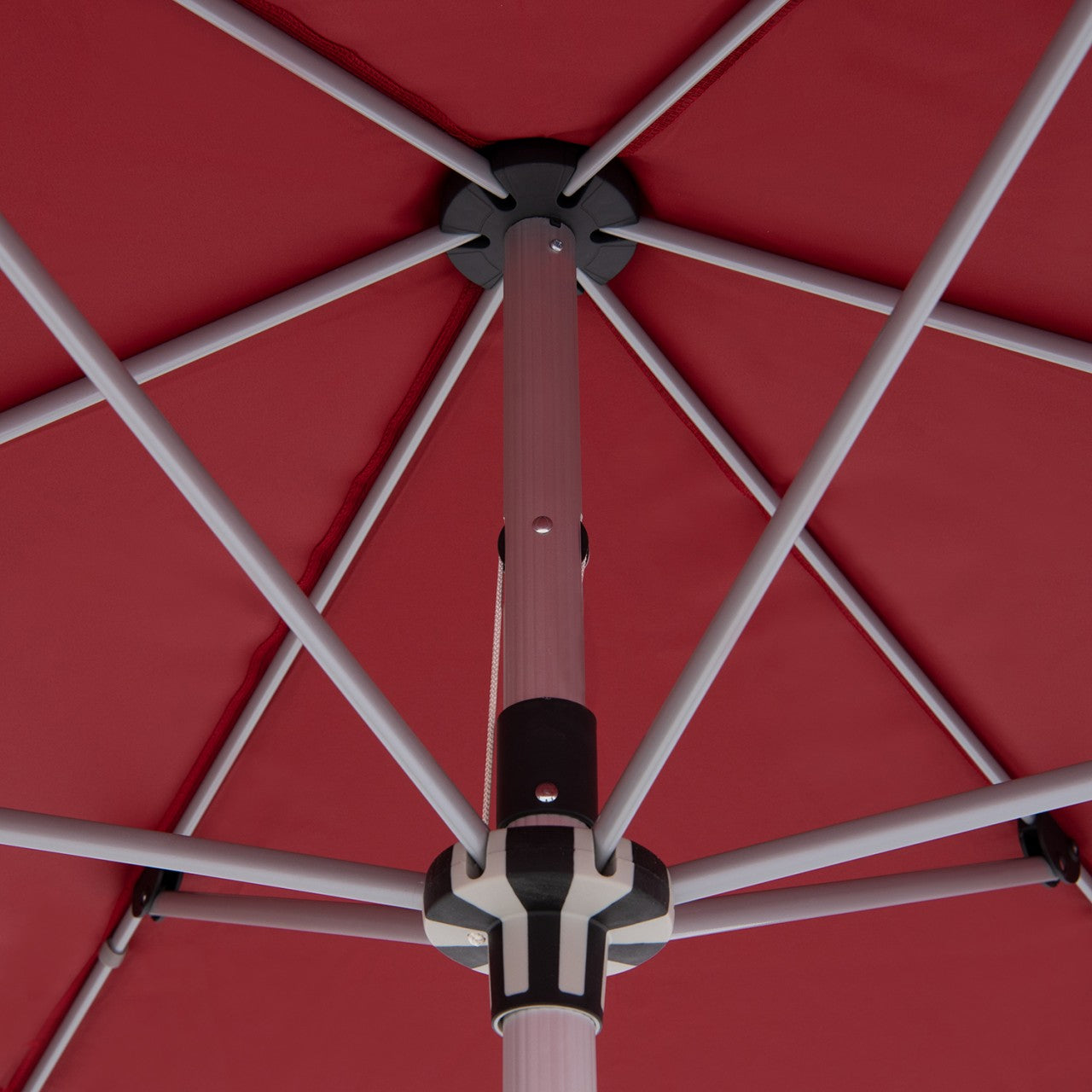 Knirps Sonnenschirm / Kurbelschirm &quot;Automatic 230 x 150&quot; mit Höhenverstellung (bordeaux, 230 x 150 cm)