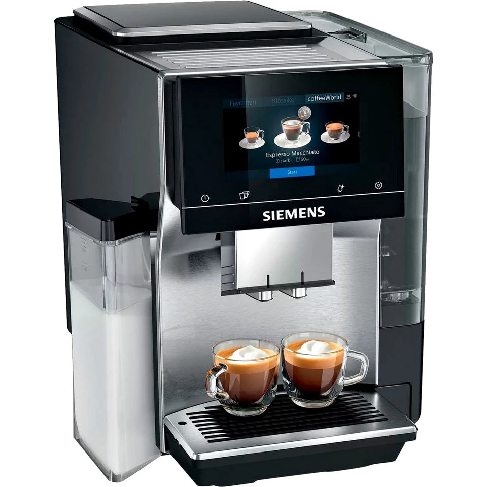 SIEMENS Kaffeevollautomat EQ.700 integral - TQ707D03, Full-Touch-Display