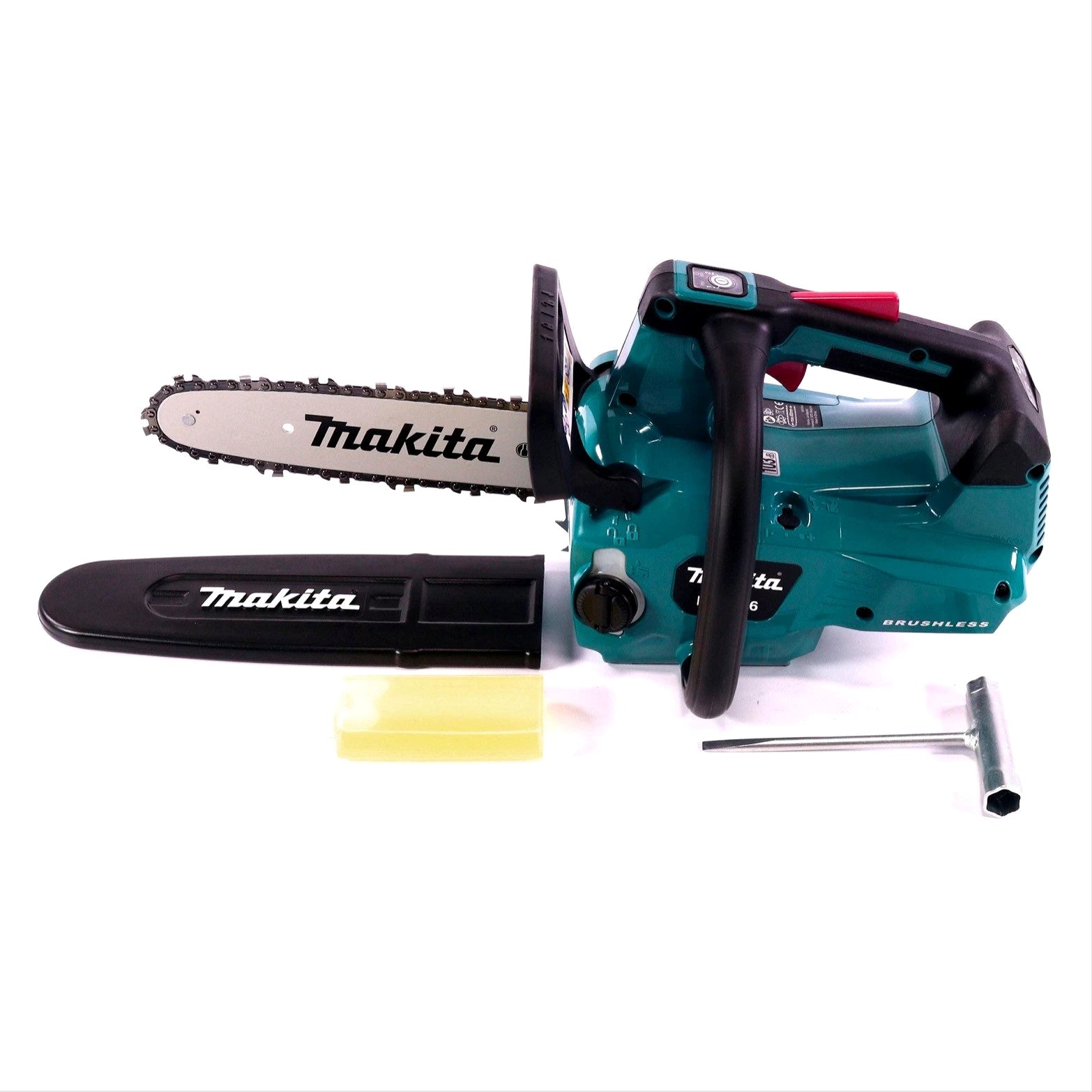 Makita Benzin-Kettensäge DUC 256 Z Akku Kettensäge 36 V (2x 18 V) Brushless 25 cm Solo - ohn