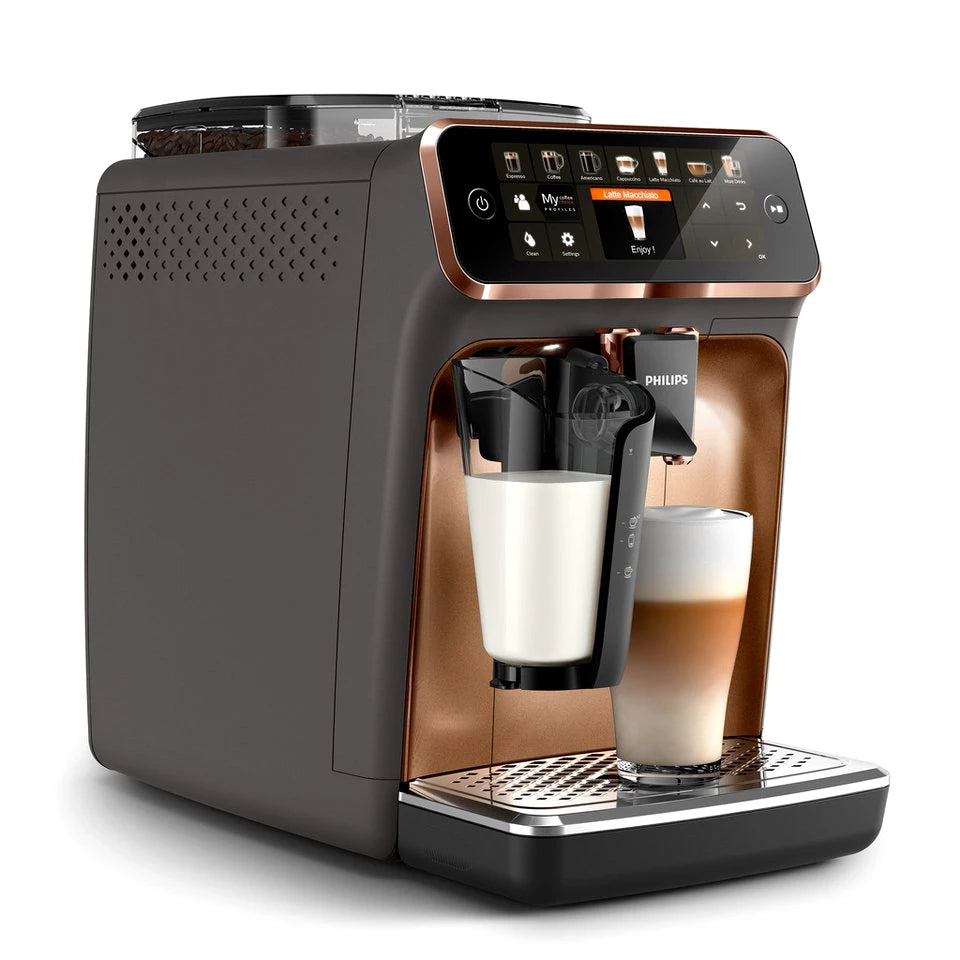 Philips Kaffeevollautomat 5400 Series EP5144/70, mit LatteGo-Milchsystem