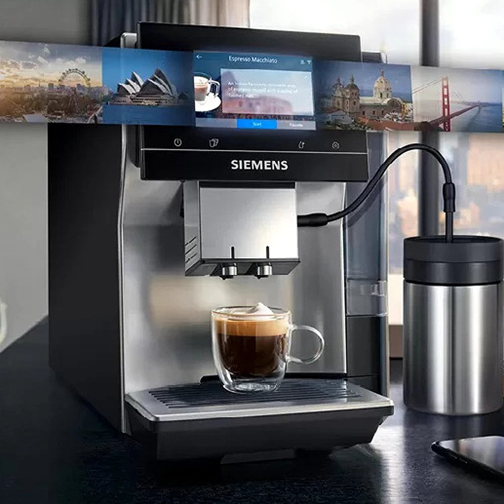SIEMENS Kaffeevollautomat EQ.700 integral - TQ707D03, Full-Touch-Display