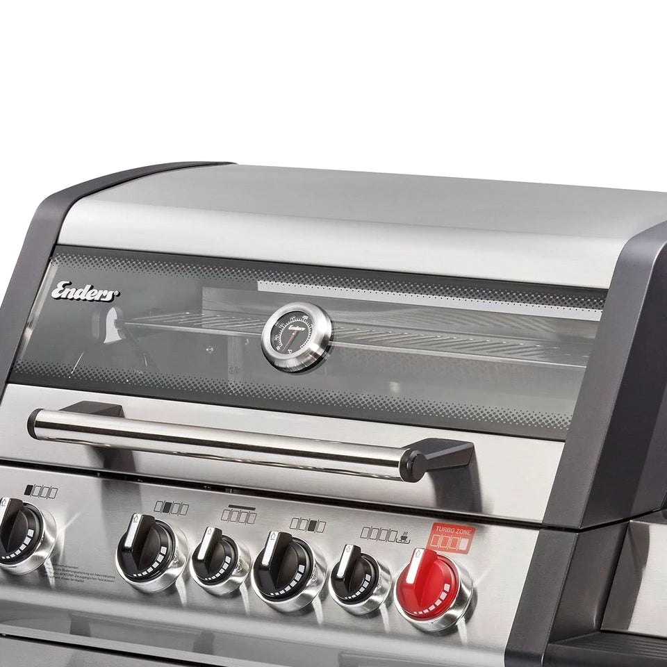 Enders® Gasgrill Monroe Pro 4 SIK Turbo Gas Grill - Gasgrill 4 Brenner Edelstahl