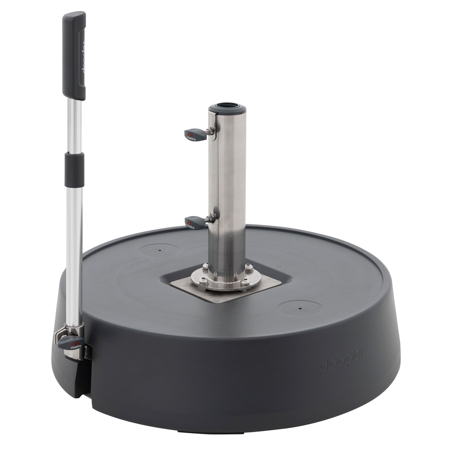 Doppler Rollsockel &quot;Easy Move Switch&quot; ohne Dekorplatte (50 kg, für Sonnenschirme bis Ø 300 cm)