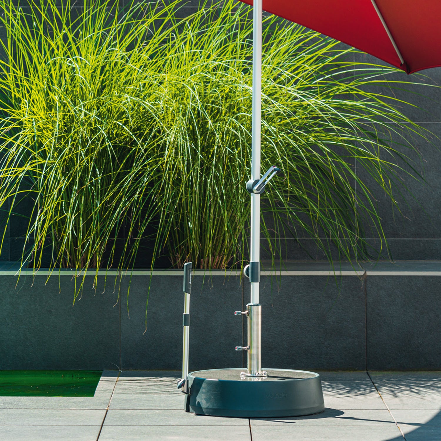 Doppler Rollsockel &quot;Easy Move Switch&quot; ohne Dekorplatte (50 kg, für Sonnenschirme bis Ø 300 cm)