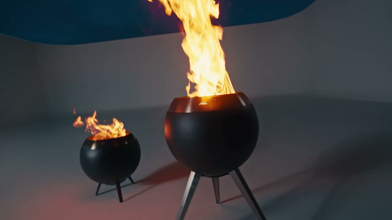 höfats MOON 45 Feuerschale mit hohem Fuß