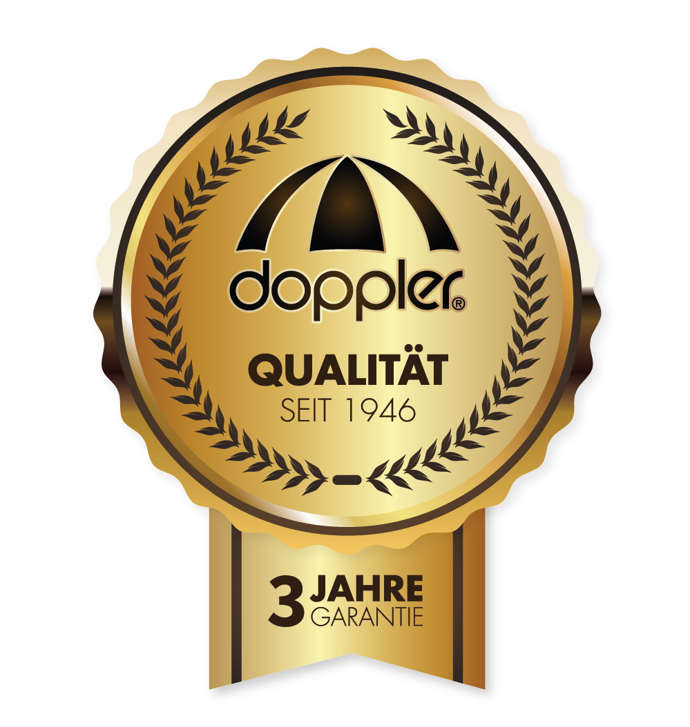 Doppler Sonnenschirm / Kurbelschirm &quot;Expert 300 x 200 Auto Tilt&quot; (natur, 300 x 200 cm)