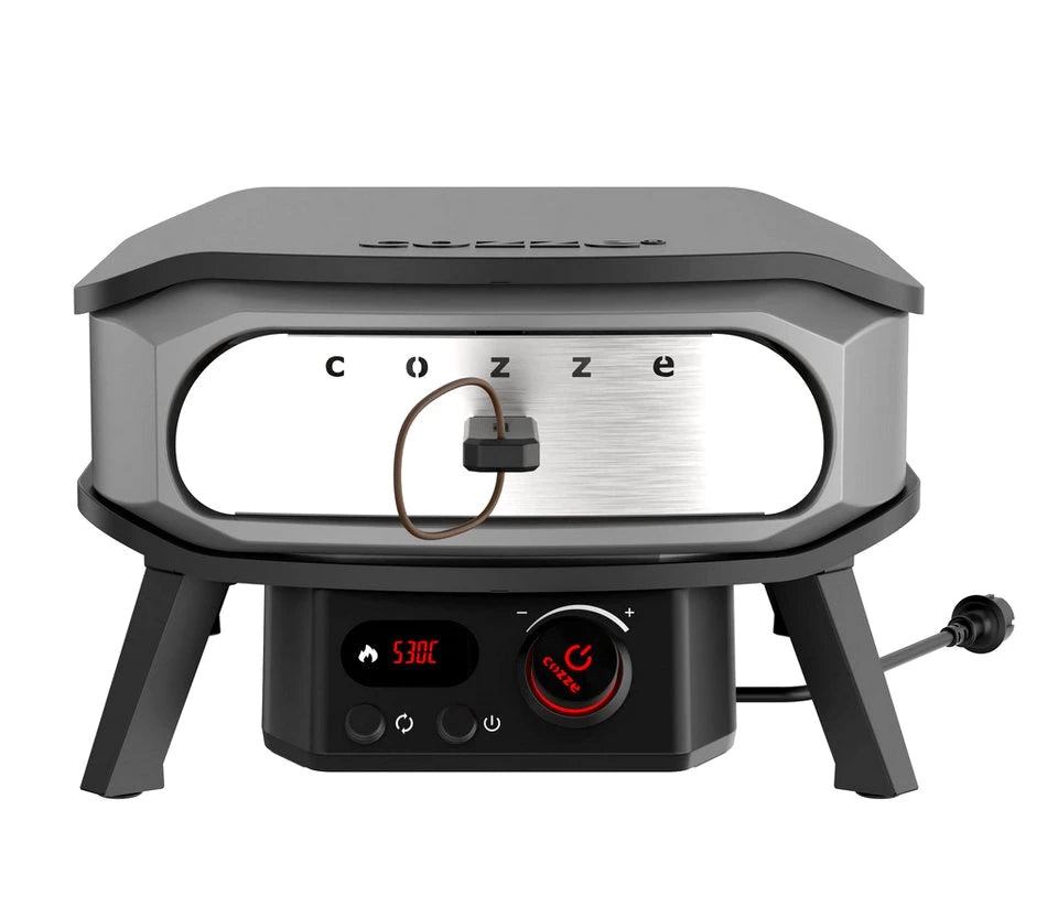 COZZE Pizzaofen Elektrischer Pizzaofen Premium Rotate 13&quot;, inkl. Pizzastein