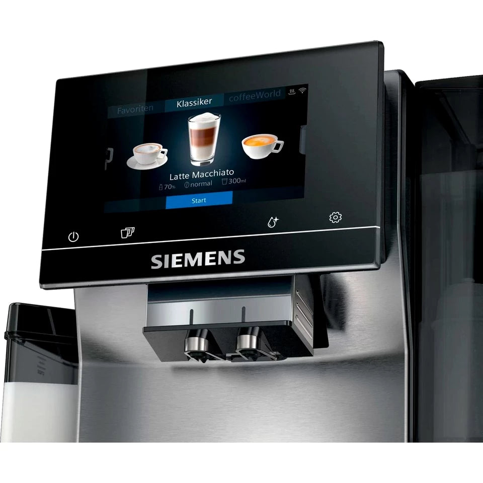 SIEMENS Kaffeevollautomat EQ.700 integral - TQ707D03, Full-Touch-Display