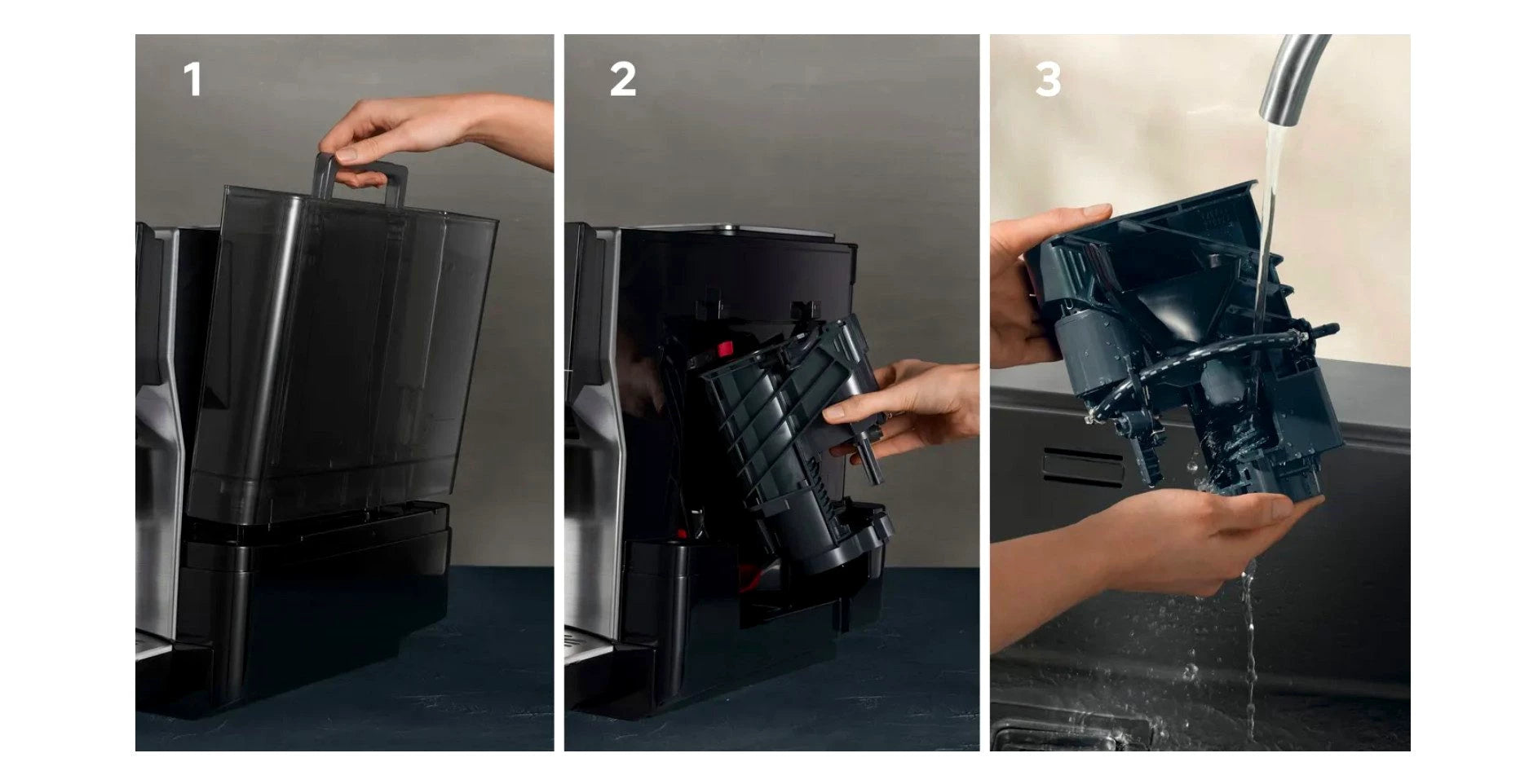 SIEMENS Kaffeevollautomat EQ.700 integral - TQ707D03, Full-Touch-Display