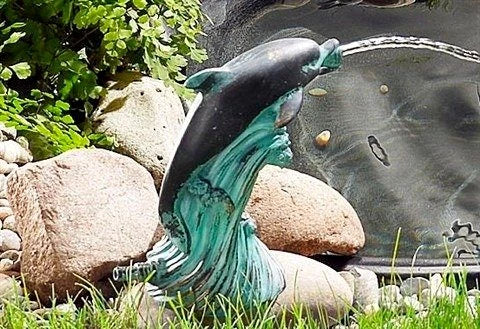 Ubbink Fertigteich Start 500, BxLxH: 140x179x50 cm, 500 l, , inkl. Pumpe, Wasserspeier