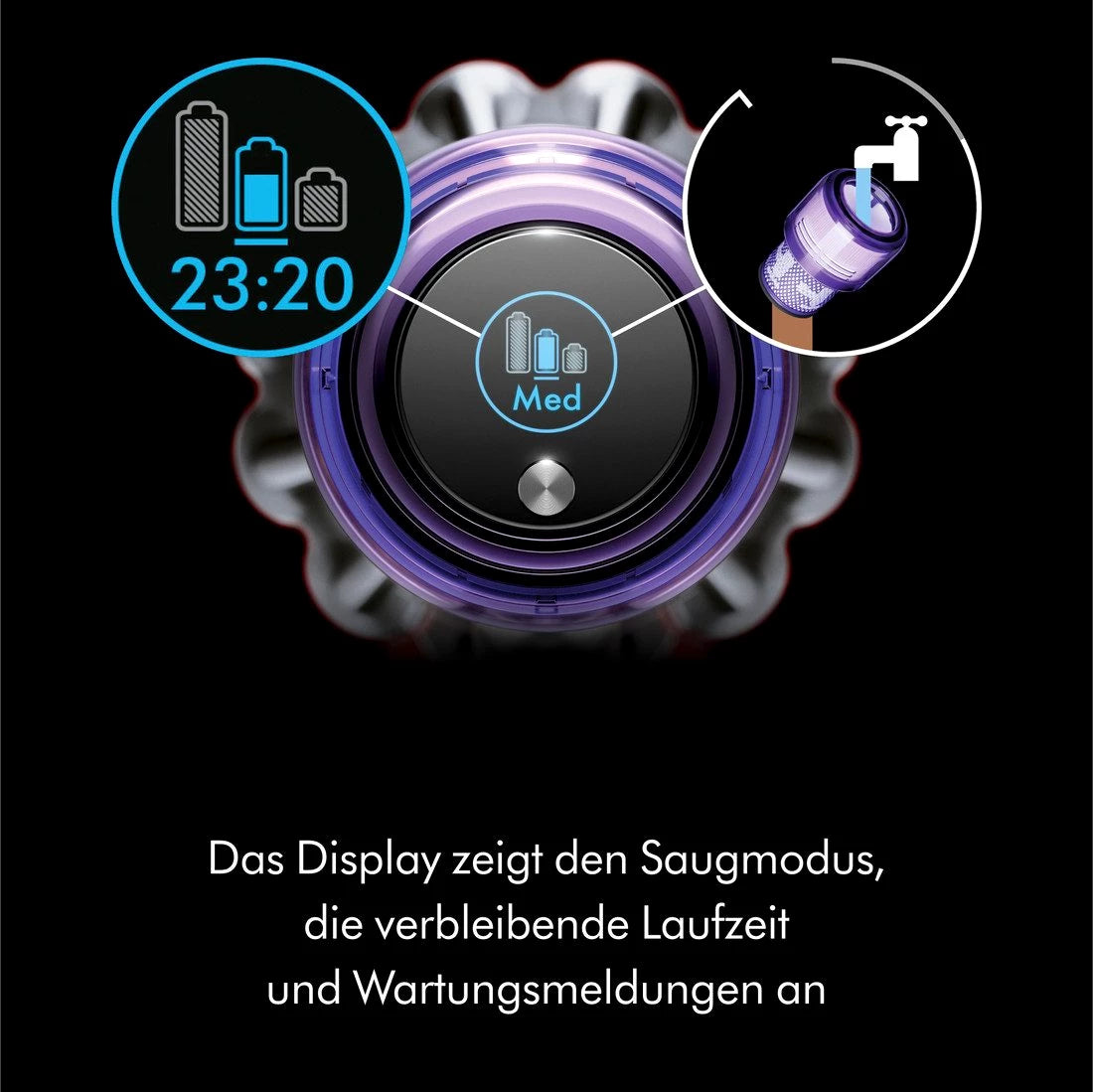 DYSON Akku-Hand-und Stielstaubsauger Dyson V11ᵀᴹ Advanced, 545 W, beutellos
