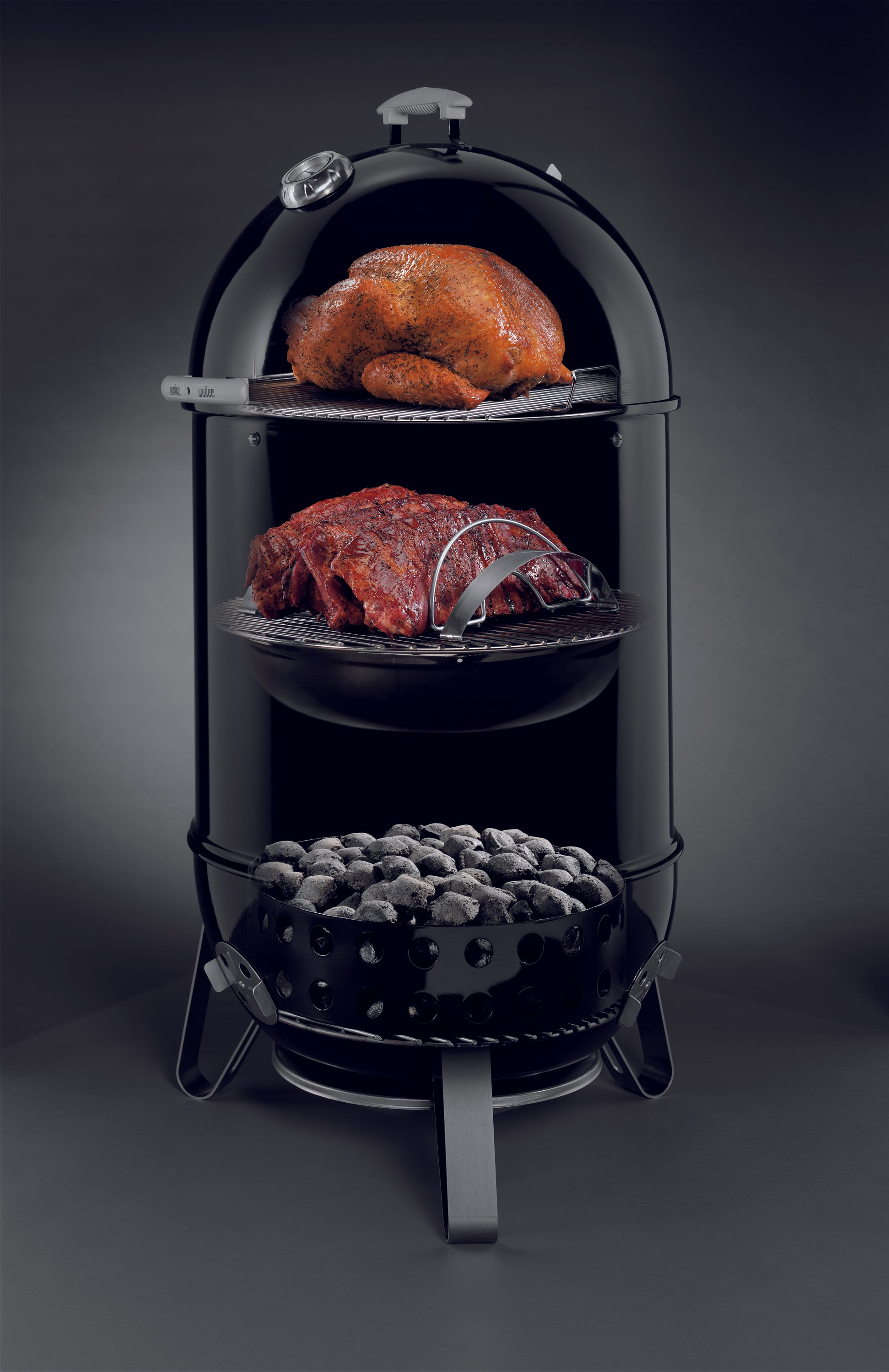 Weber Smoker SMOKEY MOUNTAIN COOKER Ø 47 cm - Black